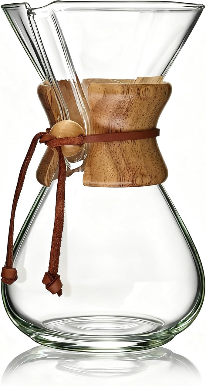AGOGO Pour Over Coffee Maker Set, 34oz Classic Style, 50 Paper Filters