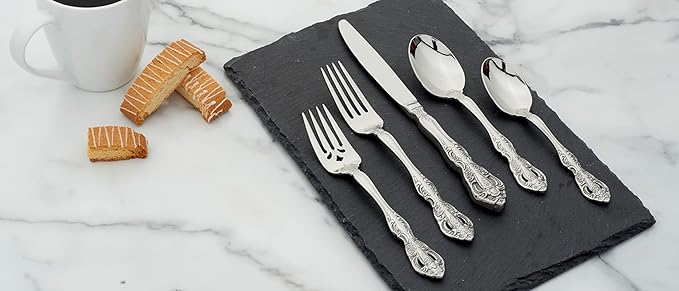Oneida Michelangelo 20-Piece 18/10 Silverware Set for 4, Flatware