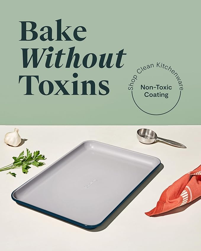 Caraway Non-Stick Ceramic Medium Baking Sheet Duo