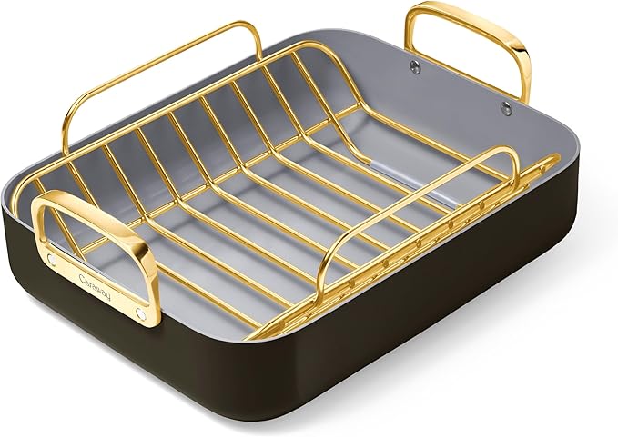 Caraway Roasting Pan, 16x13" Roasting Pan with Rack