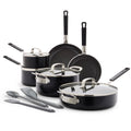 GreenPan x Bobby Flay 13 Piece Ceramic Nonstick Cookware Set, Cream White