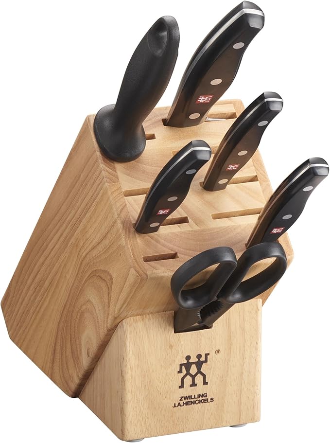 Zwilling Twin Signature 7-Pc Knife Set, Friodur Ice-Hardened Blades