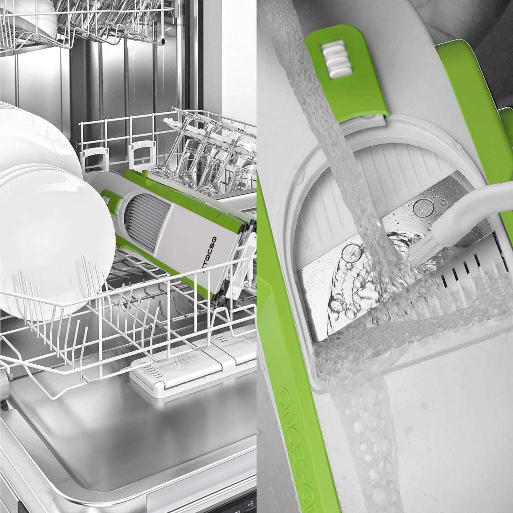 Safe Mandoline Slicer for Kitchen, Vegetable & Food Cutter, Easy to Clean