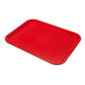 Carlisle FoodService Products Café Cafeteria Tray, Fast Food Tray for Restaurant or Commercial Use, 12" x 16", 24 Count, Red