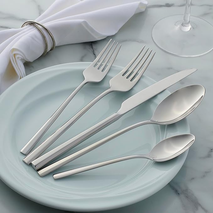 Oneida Doublet 20-Piece 18/0 Silverware Set for 4, Flatware
