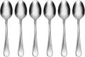 Oneida Flight Teaspoons Silverware Set for 6, Flatware