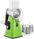 Rotary Cheese Grater with Handle, Reemix Vegetable Cheese Grater