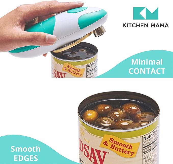 Kitchen Mama Auto Electric Can Opener, Teal