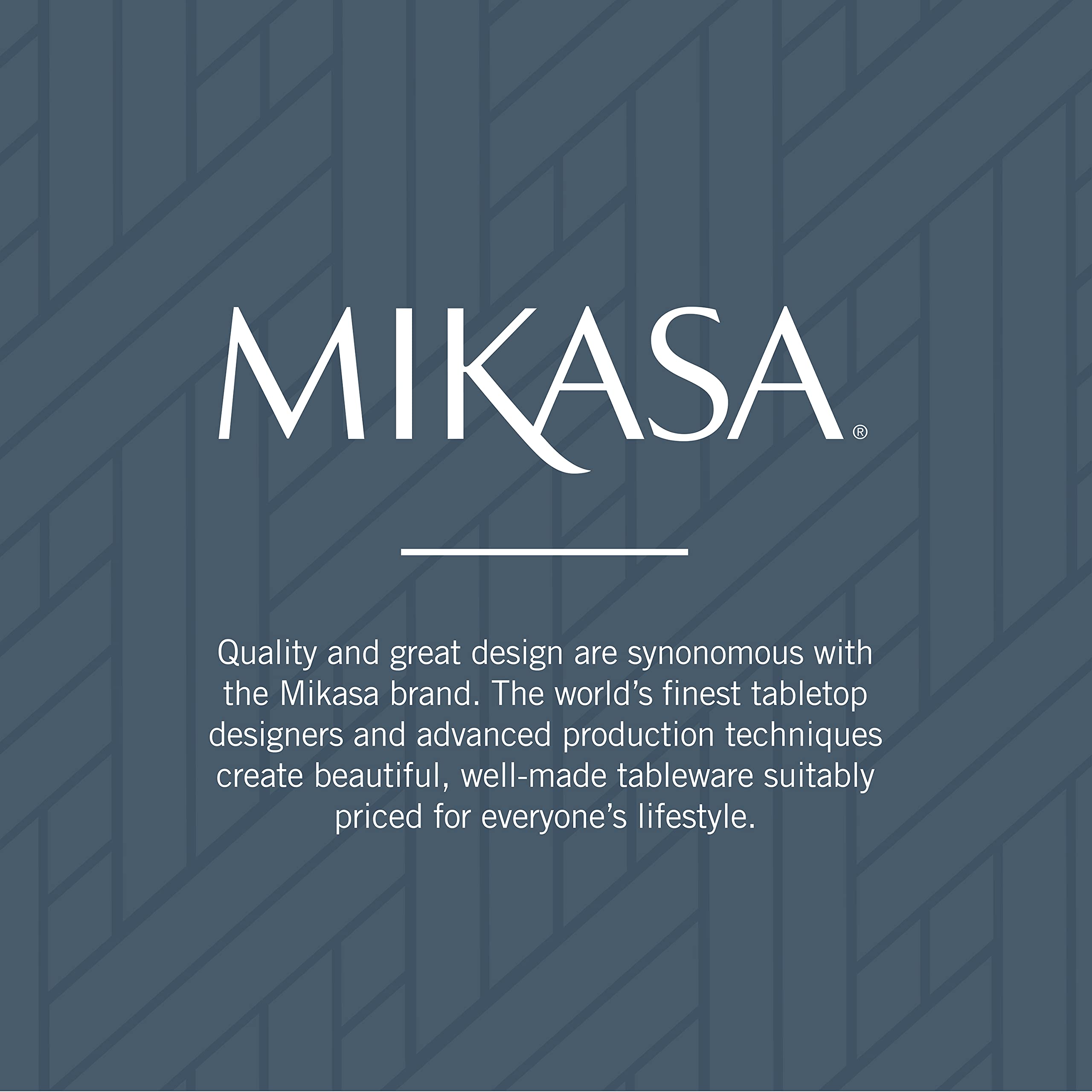 Mikasa Bravo 65-Piece Flatware Set, Service for 12, 18/10 Stainless Steel Silverware with Mirror Finish, Includes 5 Serving Utensils, Dishwasher Safe