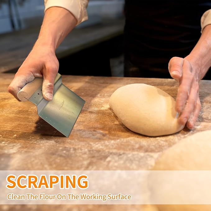 ALLTOP Dough Bench Scraper/Cutter/Chopper, 1 Pack