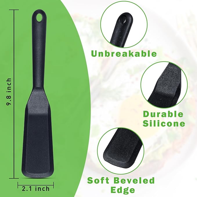 Egg Spatula is Heat Resistant Non-Stick Pancake Spatula - Silicone Spatula is used as an Omelette Spatula for Cooking.