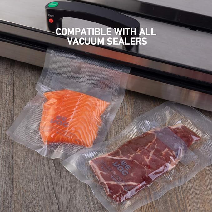 Wevac Vacuum Sealer Bags for Food, 11"x150' Roll, Fits Food Saver Machines