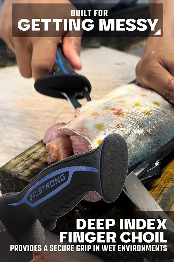 Dalstrong 7" Fillet Knife — TiN-Coated 7CR17MOV Steel — For Saltwater Fishing, Dock Filleting & Outdoor Fish Prep — Waterproof Polypropylene Handle, Rust-Resistant, Night Shark, customer support
