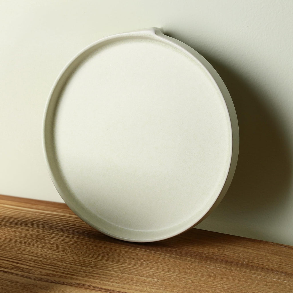 Stone Lain Bao 4-Piece Salad Plate Set Stoneware, Beige