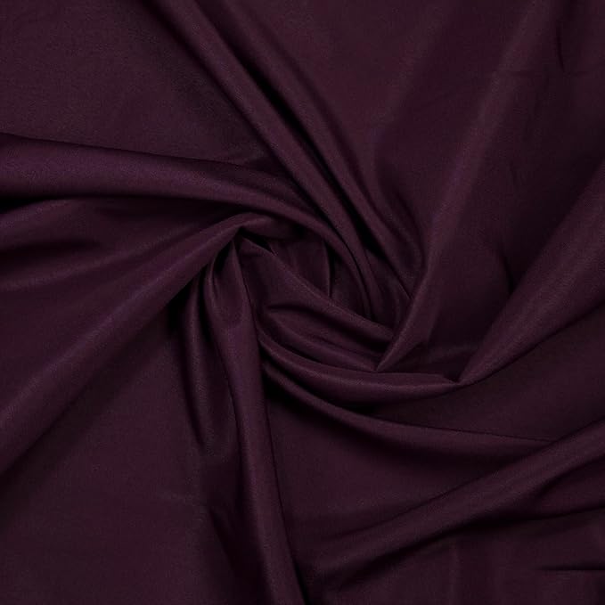 Gee Di Moda Rectangle Tablecloth - 90 x 156 Inch Eggplant Table Cloth for 8 Foot Tables with Floor-Length Drop - Heavy Duty Washable Fabric for Holiday Party, Dinner, Weddings & Baby Shower