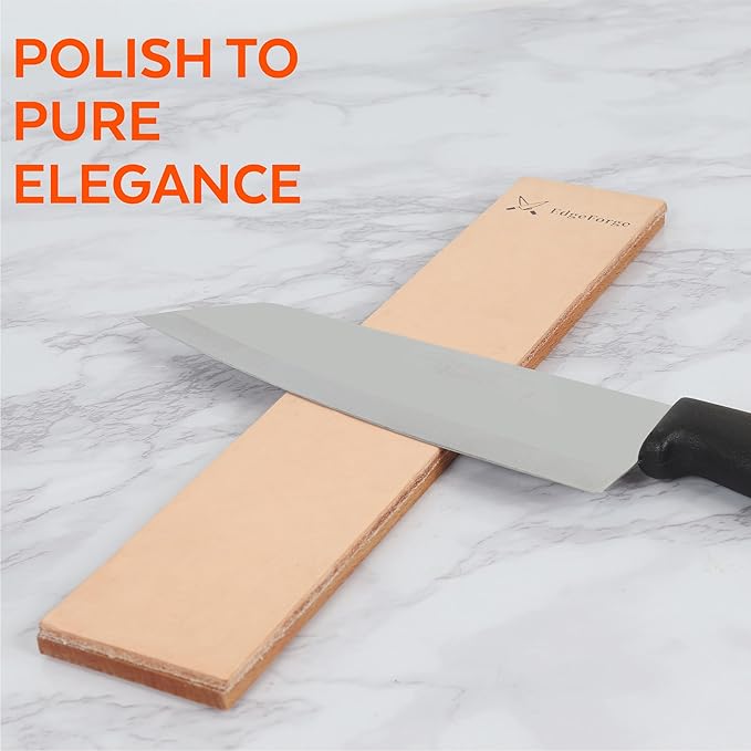Rolling Knife Sharpener Kit – Diamond & Ceramic Knife Sharpener Set with Magnetic 15° & 20° Angle Guide, 4 Sharpening Discs, Leather Strop & Stand, Manual Kitchen Knife Sharpening Tool Gift Set