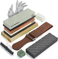 Knife Sharpening Stone - Dual Grit Whetstone 400/1000 3000/8000, Knife Sharpening Stone Set, Tpstone Knife Sharpener Tool,Easy to Use