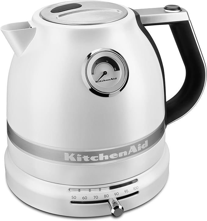 KitchenAid 1.5 L Pro Line Series Electric Kettle, Frosted Pearl White