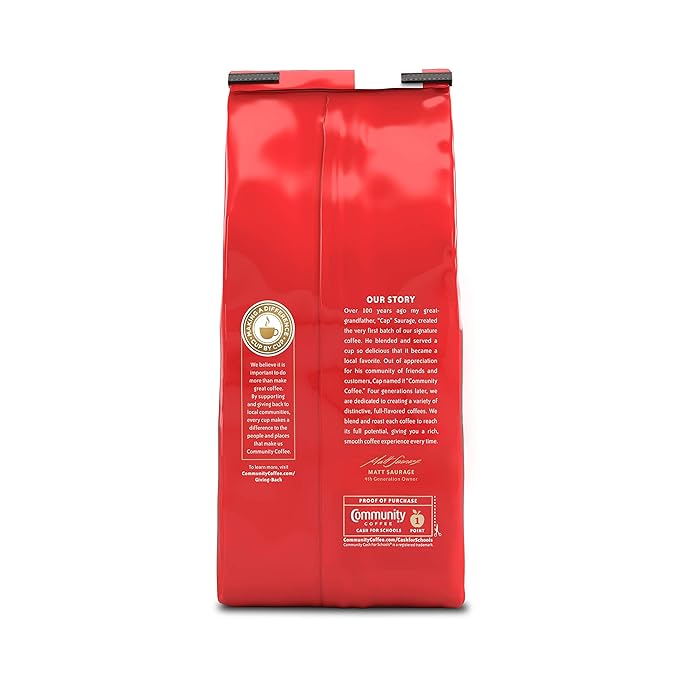 Community Coffee American Classic, 72 Ounces Ground Coffee, Medium Roast, 12 Ounce Bag (Pack of 6)