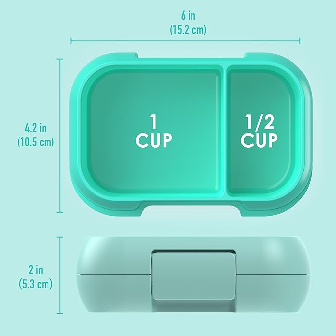 Bentgo Kids Snack Leak-Proof 2 Compartment Bento-Style Container