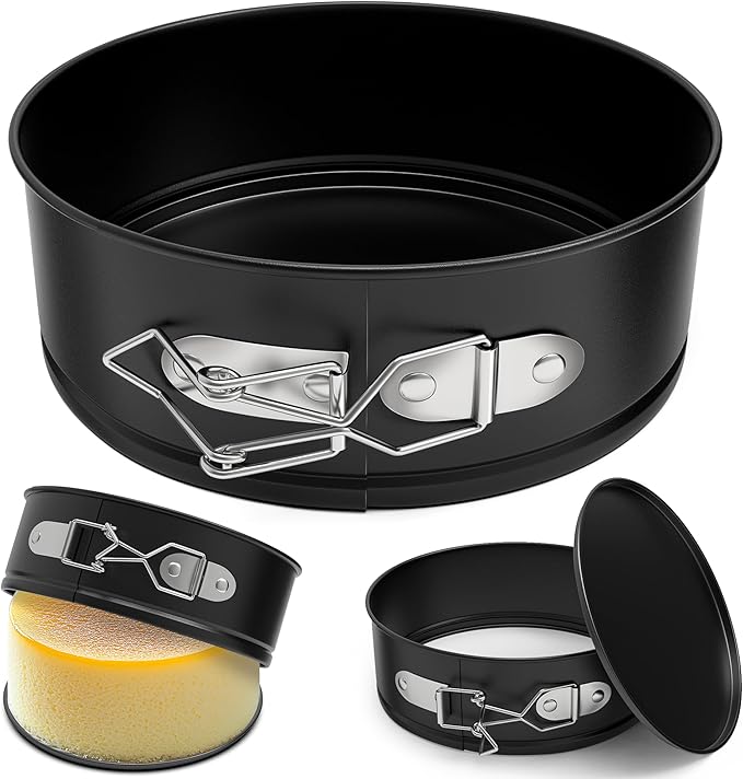 ZeroPone 4 Inch Mini Springform Pan for Mini Cheesecake Pizza