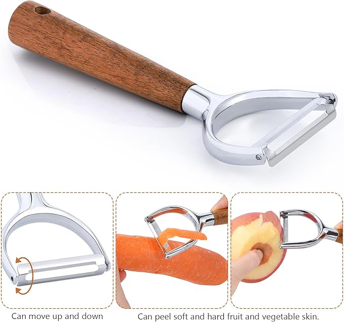 Vegetable Peelerfor Potato, Apple, Fruit, Carrot, Veggie, kitchen (2 In 1)