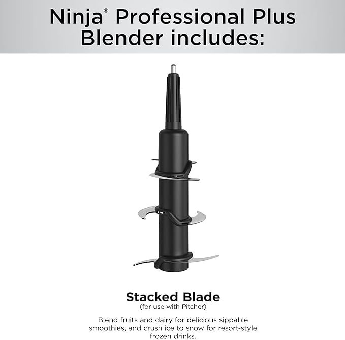 Ninja Professional Plus Blender, Auto-iQ, 1400W, 72oz Pitcher, BN701
