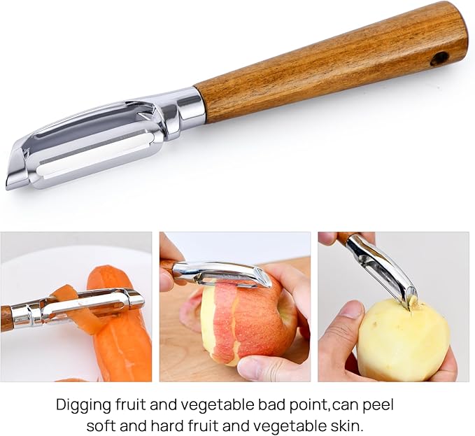 Vegetable Peelerfor Potato, Apple, Fruit, Carrot, Veggie, kitchen (2 In 1)