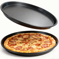 12 Inch Pizza Pan for Oven, 2 Pack Nonstick Aluminum Pizza Baking Tray
