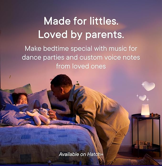 Hatch Rest+ 2nd Gen Sound Machine, Night Light & Audio Monitor