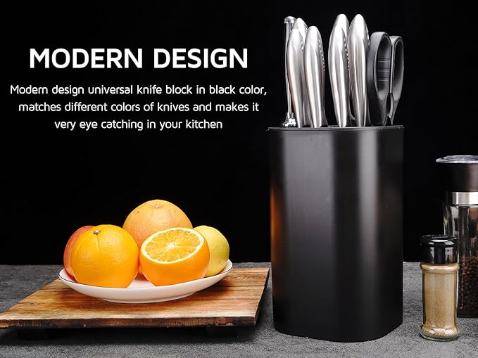Universal Knife Block Holder, WELLSTAR Space Saver for Kitchen