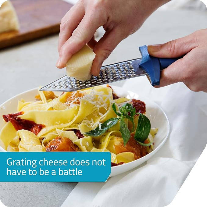 PELEG DESIGN Handheld Cheese Grater | Mini Cheese Grater Durable Rust-Proof Metal Sword-Shaped, For Cheese, Chocolate, Spices and More, Cute Kitchen Gift & Funny Kitchen Gadget (Gratiator)