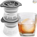 Tovolo Craft Ice Sphere Molds for Whiskey & Cocktails, Set of 2, Large