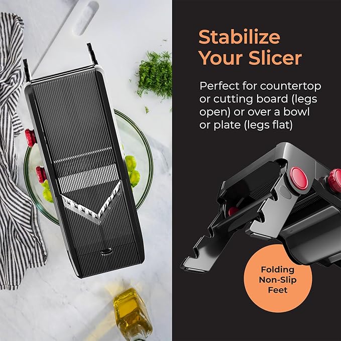 Mueller Austria Mandoline Slicer, Adjustable Vegetable Chopper, Grater