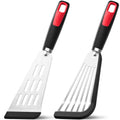 Fish Spatula Set of 2, 600ºF Heat Resistant Fish Spatula Silicone