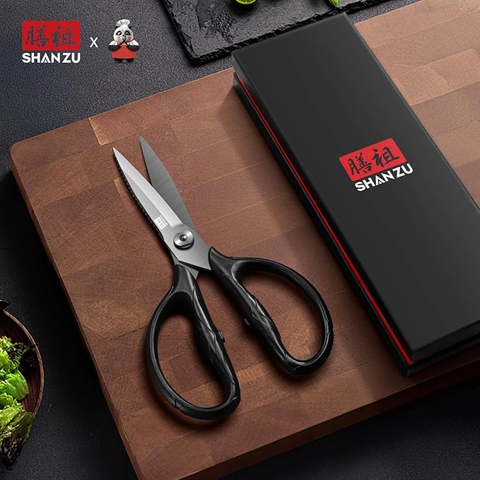 SHAN ZU 8.4" Titanium Heavy Duty Kitchen Scissors - Japanese Shears