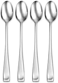 Oneida Moda Iced Tea Spoons Silverware Set for 4, Flatware