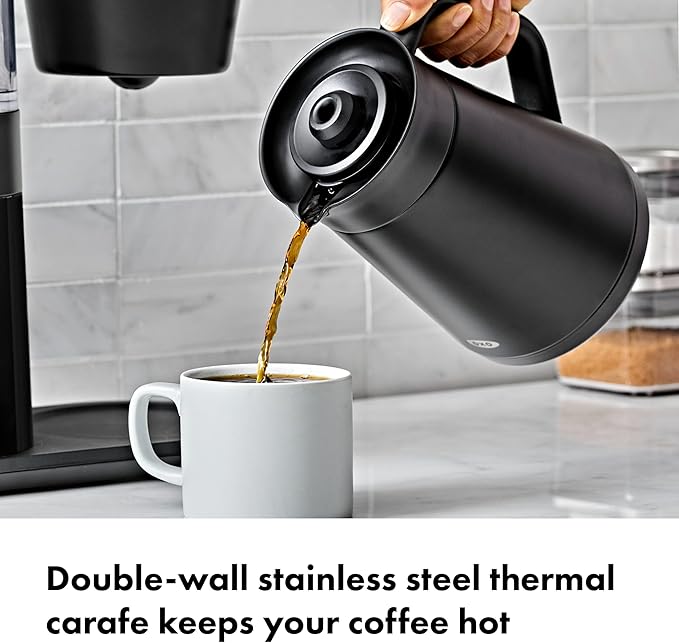 OXO Brew 9-Cup Drip Coffee Maker – Programmable Machine, Matte Black
