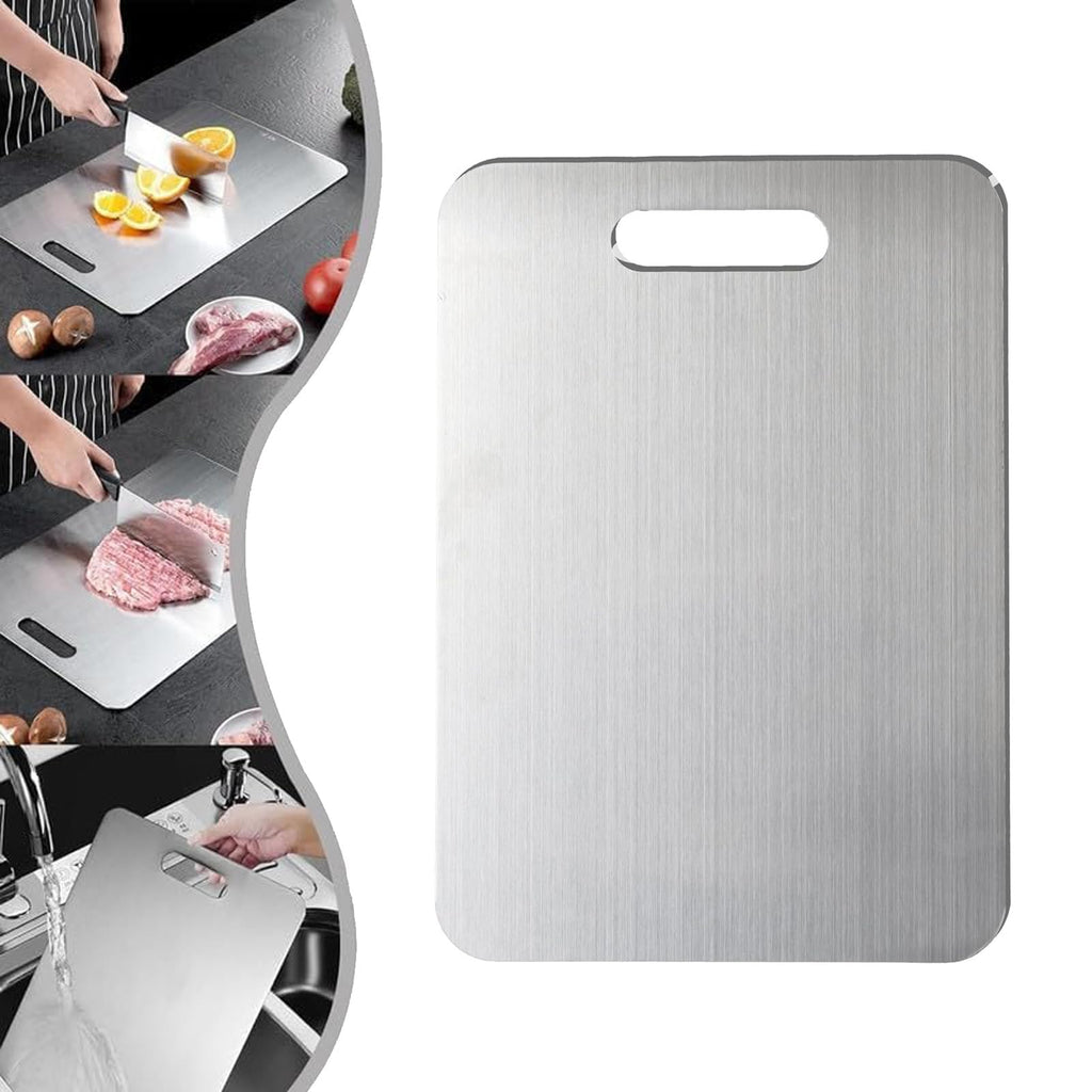 Titanium Cutting Board - 100% Pure for Kitchen - Cutting Edge Hygiene & Durability, Home Cooking