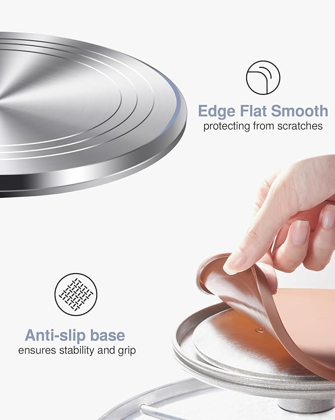 Puroma Aluminum Cake Turntable Rotating Non-slip Decorating Cupcake Cake