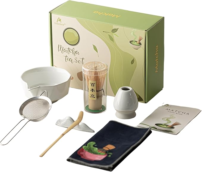 8-Piece Matcha Whisk Set with Bowl for Beginners