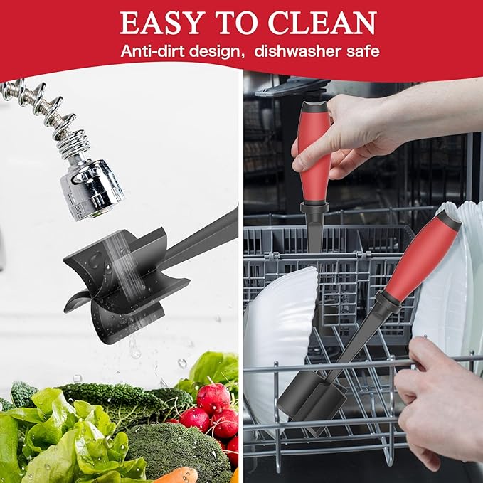 2 Pack Meat Chopper Ground Beef Masher Tool for Hamburger