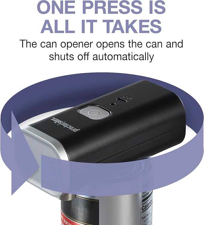 Proctor Silex Hands-Free Cordless USB Rechargeable Electric Can Opener