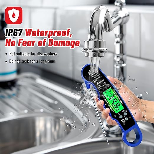 Meat Thermometer Digital, Instant Read Digital Meat Thermometer