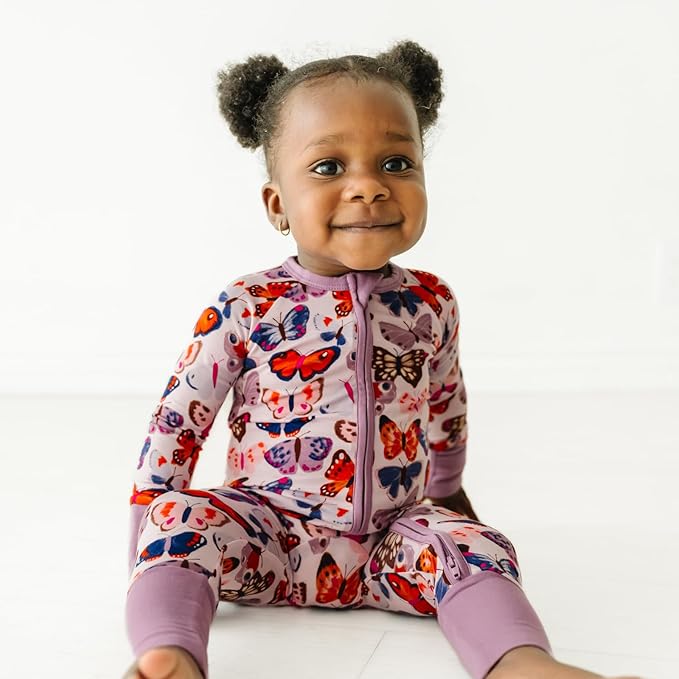 Little Sleepies Baby Pajamas, Butterfly Kisses, 18-24 months