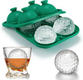ACOOKEE Novelty Golf Gifts Ball Ice Maker Mold, 2.2" Large Sphere Round Ice Cube Mold for Cocktails, Whiskey, Bourbon, Fun Shapes Big Whiskey Ice Cube Mold Gifts