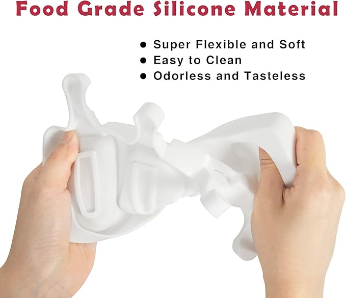 Ouddy Life Popsicle Molds Set of 2, Ice Pop Molds Silicone Cake Pop Mold