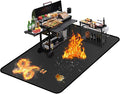 96 ×72 Inch Double-Sided Fireproof Under Grill Mats for Outdoor Grill
