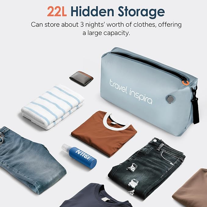 Compression Packing Cube with Electric Pump, Waterproof Travel Bag IP67