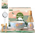 Clay&Fire Matcha Whisk set, 9 pcs Handcrafted Matcha Set for Beginner